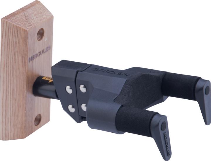 Productafbeelding Hercules USP10WB Ukulele wandhouder met houten plaat naturel (Ukulele)