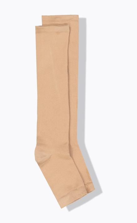 Ulla Popken Gambaletti a compressione con punte aperte