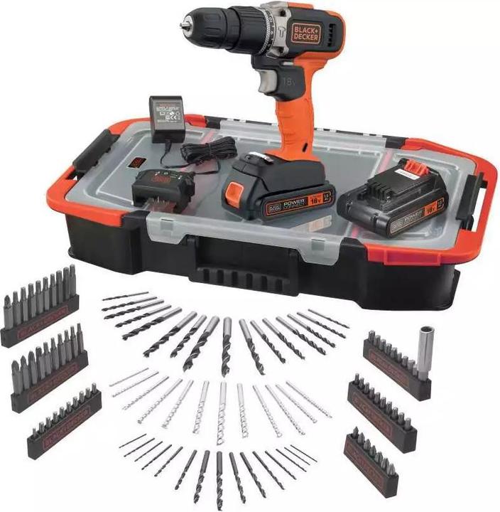 Actual product image Black & Decker BCD003C2AST-QW (Hammer drill driver)