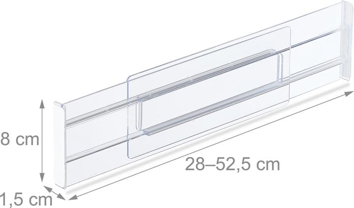 Produktbild Relaxdays 4x Schubladentrenner