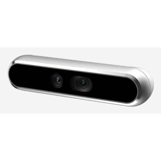 Thumbnail - Intel RealSense D455f - Tiefenkamera - 3 (1 Mpx), Webcam, Schwarz, Silber