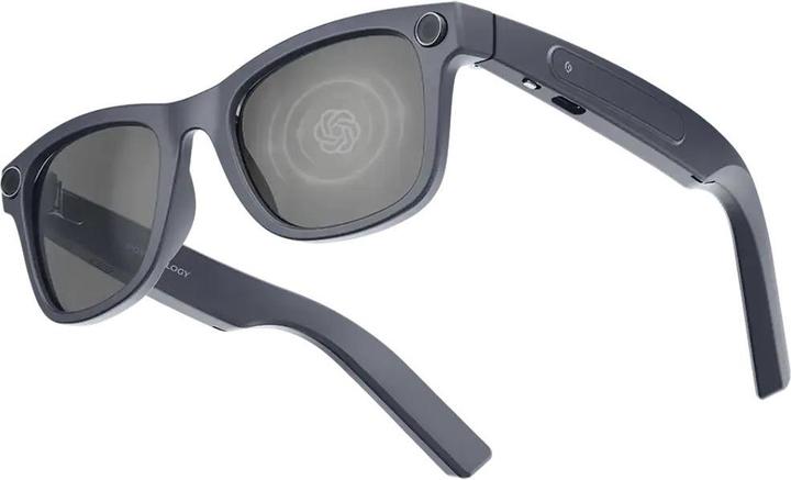 Powerology Paganspo AI Smart Brille Kamera + Audio und Übersetzer- Grau