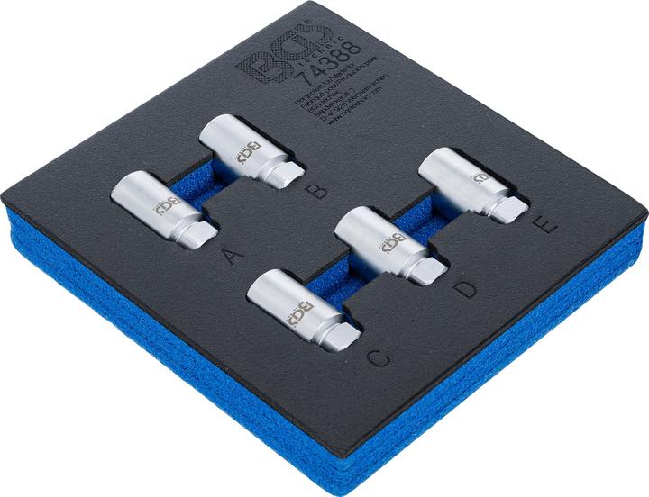 Actual product image BGS Tool Tray 1/6: Rim Lock Socket Set for Tesla | 5 pcs.
