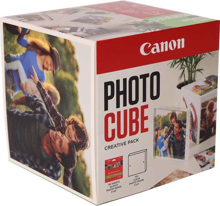 Image du produit Canon Photo Cube Creative Paper 5x5 green (13 x 13 cm, 130 x 130 mm, 5x5", 40 pcs)