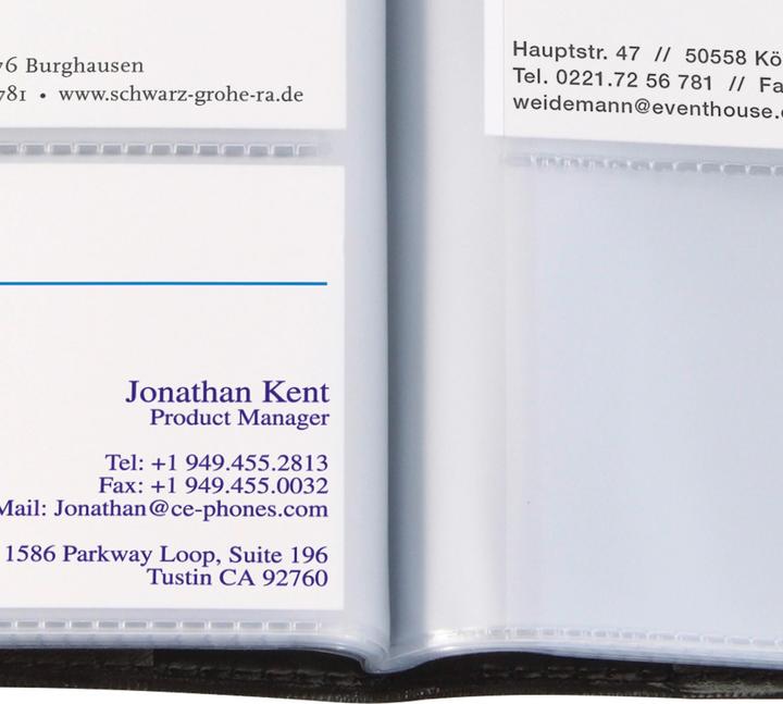Actual product image Sigel Business card portfolio (Special, A8)