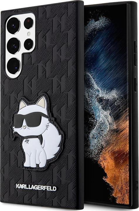 Actual product image Karl Lagerfeld Galaxy S23 Ultra S918 Saffiano Monogram Choupett (Samsung Galaxy S23 Ultra)