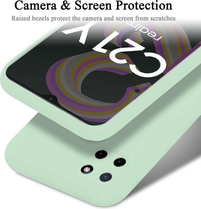 Actual product image Cadorabo TPU Liquid Silicone Case Cover for Realme C21Y / C25Y (Realme C21Y, Realme C25Y)