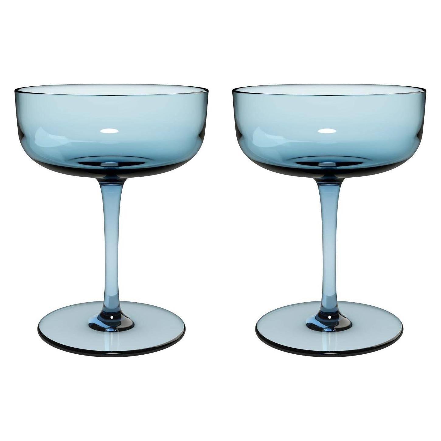 Like. By Villeroy & Boch Zoals, Wijnglazen, Blauw