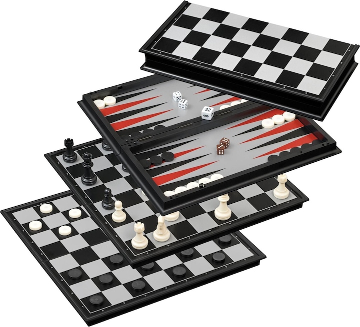 Produktbild Philos Schach-Backgammon-Dame-Set