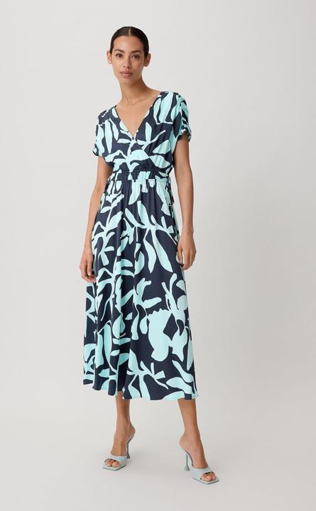Produktbild Comma Kleid Satinkleid mit Raffung (32)
