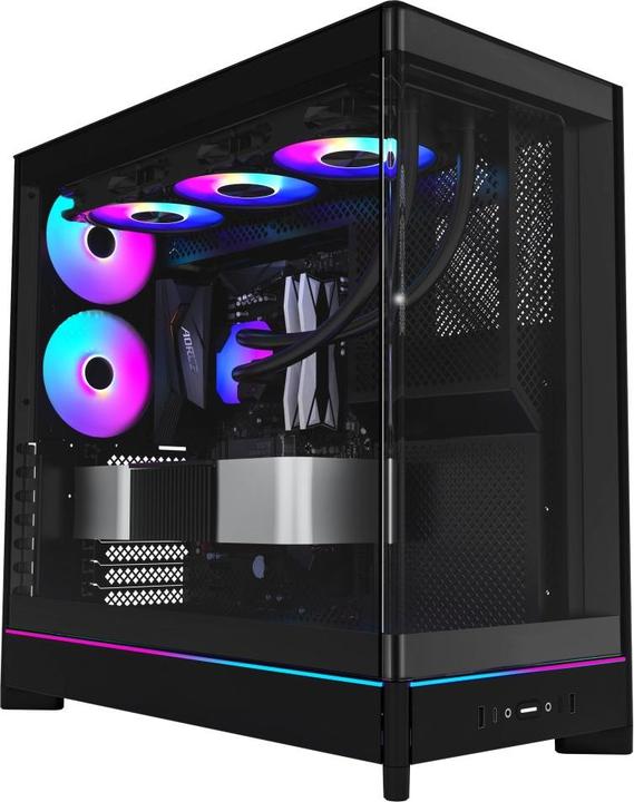 Produktbild Montech HS02 PRO, ATX Mid-Tower PC-Gehäuse, Gaming-PC, High-Airflow, reversibles Layout, stabile geb (ATX, mATX, Mini-ITX)