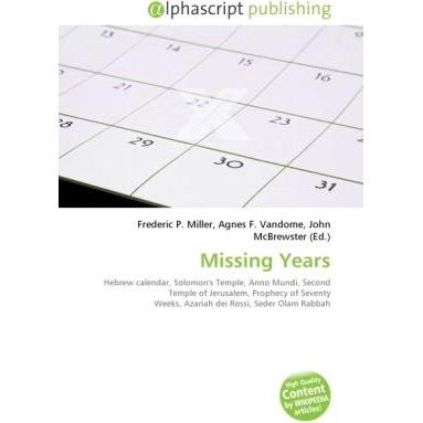 Missing Years, Sachbücher