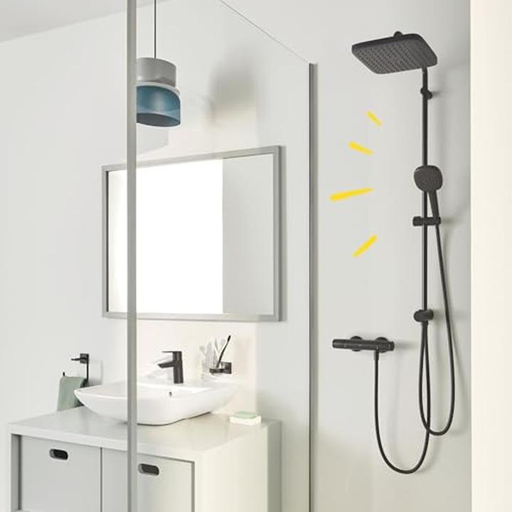 Produktbild Grohe Vitalio Start System 250 Flex Duschsystem mit Umstellung, eckig, Renovierungs-Set, variable Bohrlöch