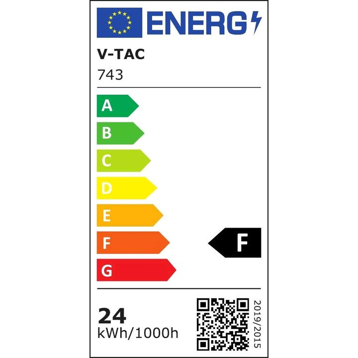 Produktbild V-TAC VT625SQ 24W LEDPanel einstellbar SAMSUNG Chip Square 4000K