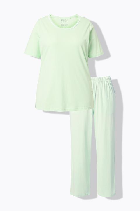 Produktbild Ulla Popken Pyjama, Zweiteiler, Punkte, Halbarm