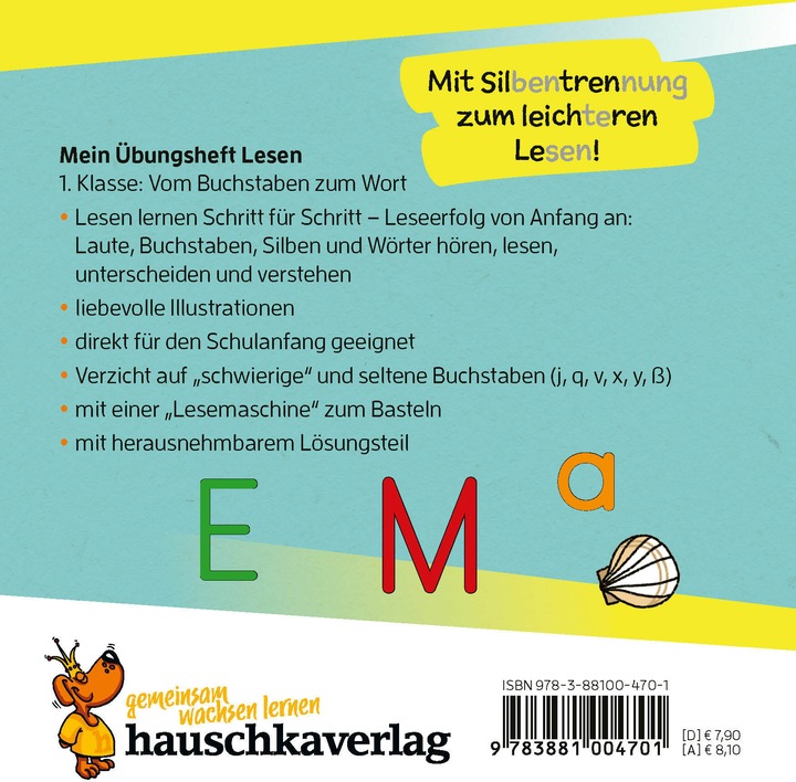 Produktbild Mein Übungsheft Lesen 1. Klasse: Vom Buchstaben zum Wort (Deutsch, Agnes Spiecker, 2024)