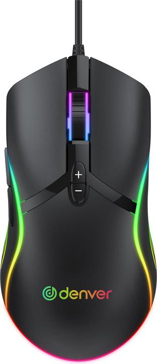 Denver GMO-402 Maus rechts USB Typ-A Optisch 6400 DPI (Kabelgebunden)