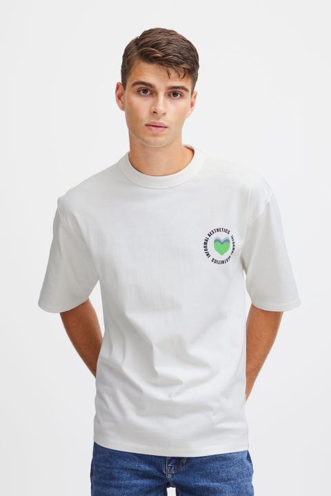 Produktbild Casual Friday CFTue relaxed fit tee with chest print 20505006 (3XL)