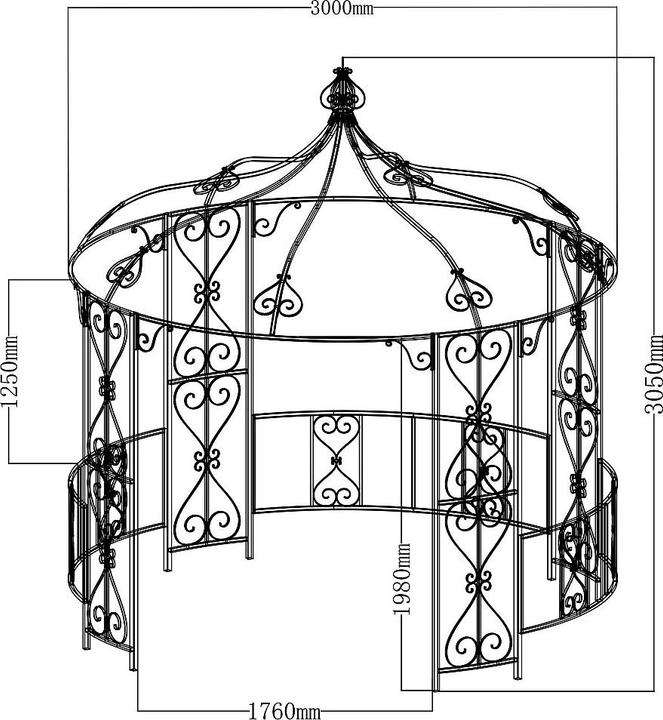 Produktbild Vente-unique Tilcara (300 cm, 300 cm)