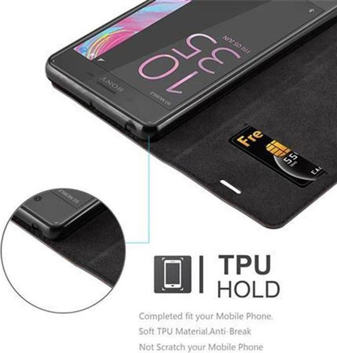 Productafbeelding Cadorabo Boek Onzichtbare Magneethoes (Xperia X Prestaties)