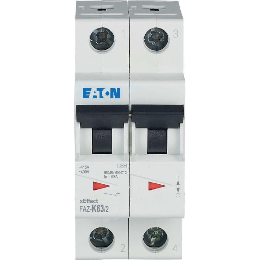 Thumbnail - Eaton, Schutzschalter, Leitungsschutzschalter, 63 A, 2p, 278804