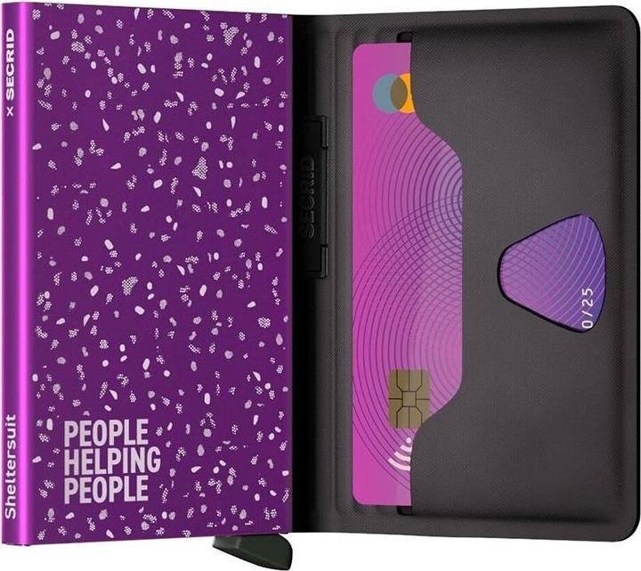 Actual product image Secrid Bandwallet TPU Wallet, black/pink
