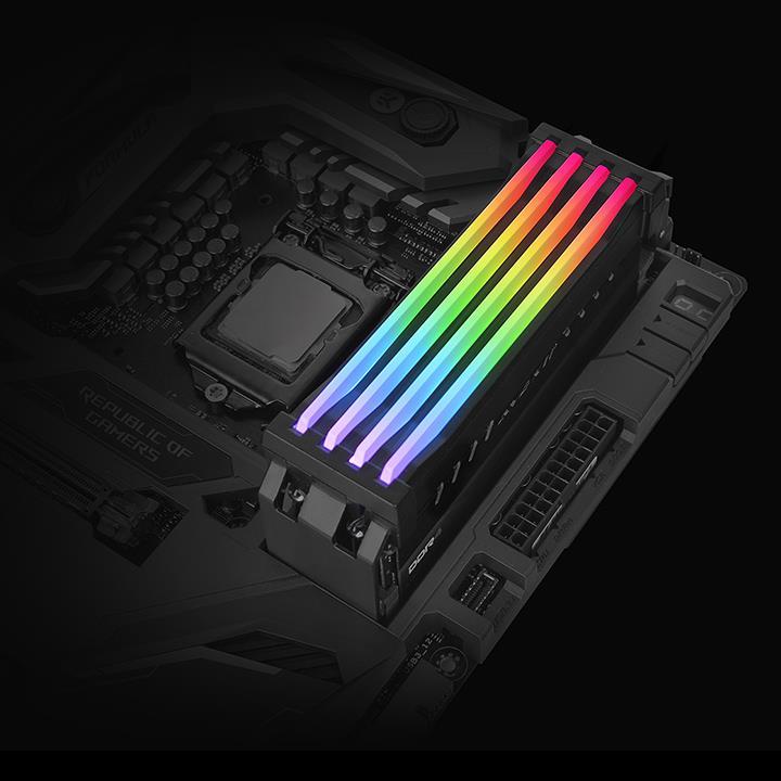 Produktbild Thermaltake Pacific R1 Plus DDR4 Speicherbeleuchtungsset. (RGB)