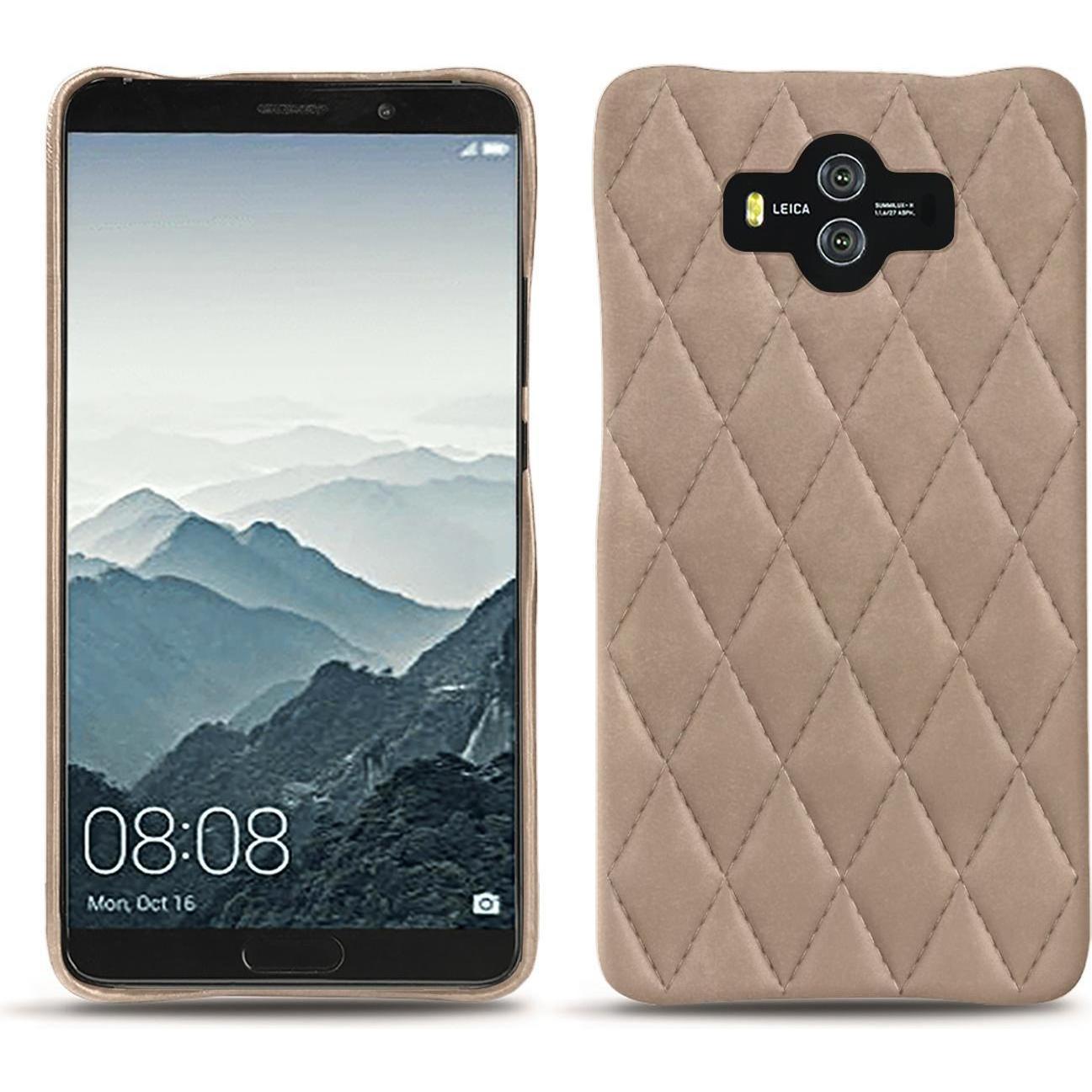 Noreve Lederschutzhülle (Huawei Mate 10), Smartphone Hülle, Beige