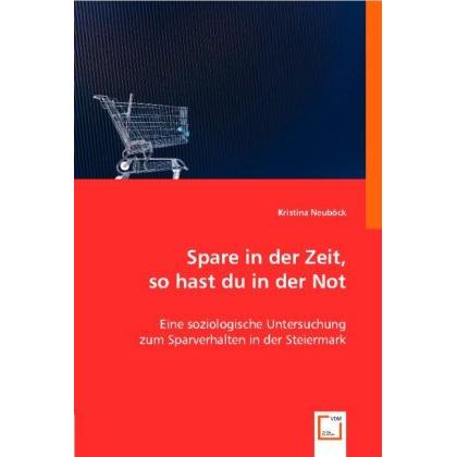 Spare in der Zeit, so hast du in der Not, Fachbücher von Kristina Neuböck