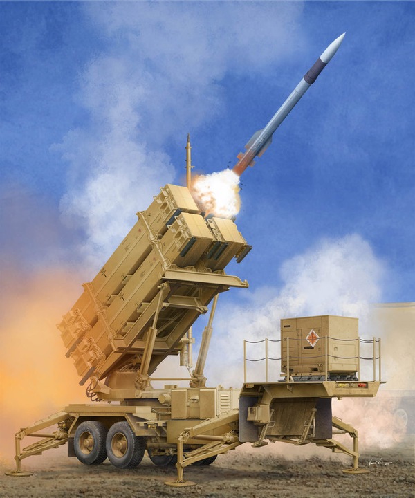 Actual product image Trumpeter US M901 Launching Station w/MIM-104F Patriot SAM System (PAC-3)