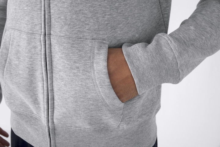 Produktbild B&C Kapuzenpullover Durchgehender Reissverschluss (3XL)