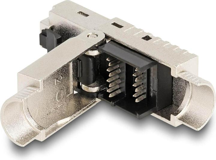 Actual product image Delock RJ45 plug field-attachable Cat.6A with cable gland (Network cable plug)