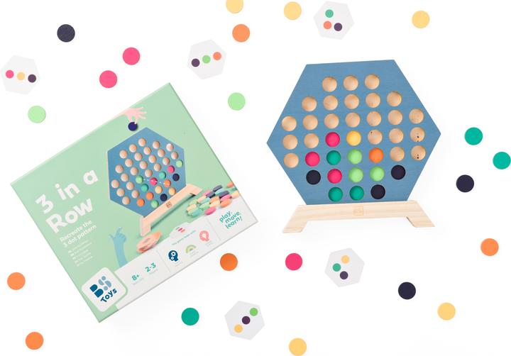 Actual product image BS Toys - 3 in a row (2 - 4 Players)