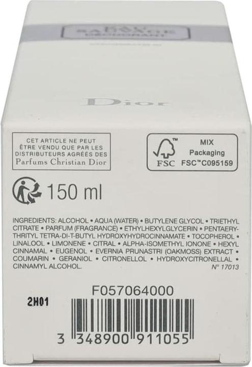 Actual product image Dior Eau Sauvage (Spray, 150 ml)