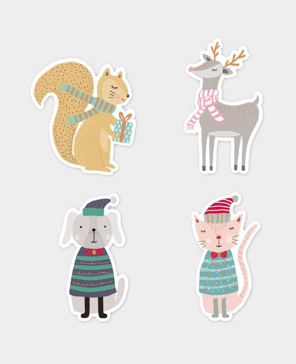 Produktbild I Am Creative Stickerset X-Mas (48 Sticker)