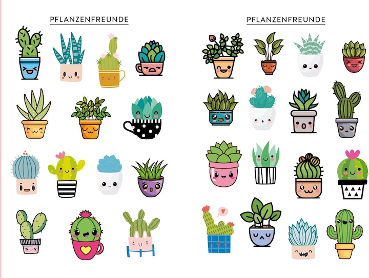 Produktbild Kawaii Stickerbuch