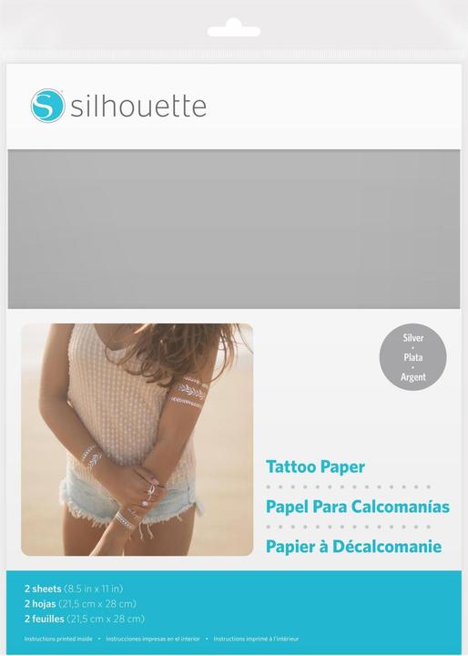 Produktbild Silhouette Tattoo Papier