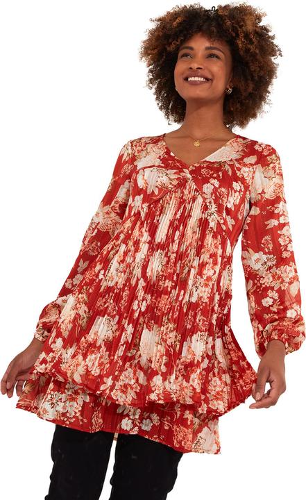 Produktbild Joe Browns Floral Tiered Hem Plissé Mini Dress (36)