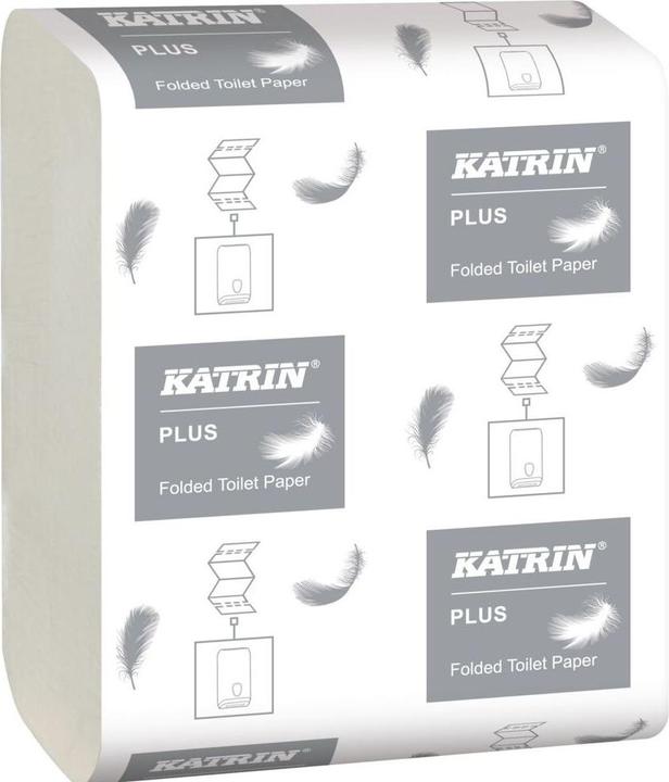 Katrin Single-sheet toilet paper PLUS 2-ply 10,000 tissues (10 pcs.)