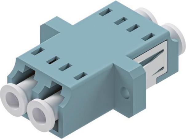 Easylan LWL Kupplung SLVZAM22DPAQ Premium LCD OM3 aqua