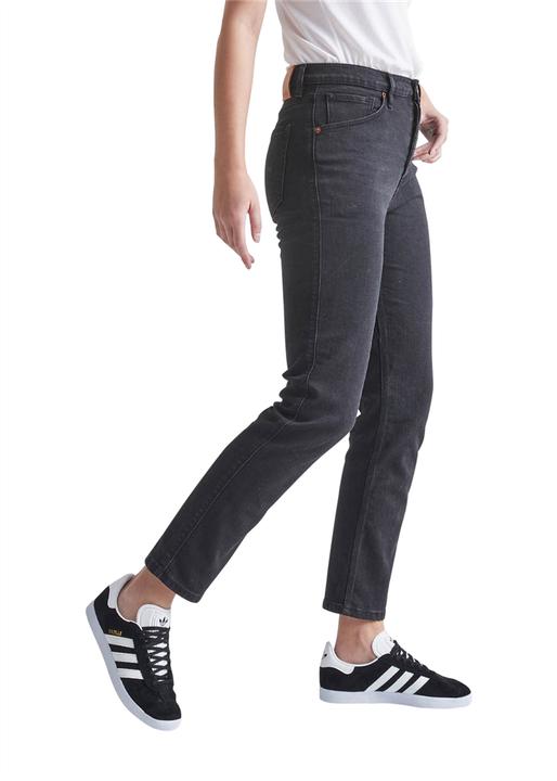 Immagine prodotto Du/Er W Midweight Denim Straight a vita alta - Nero invecchiato (29)
