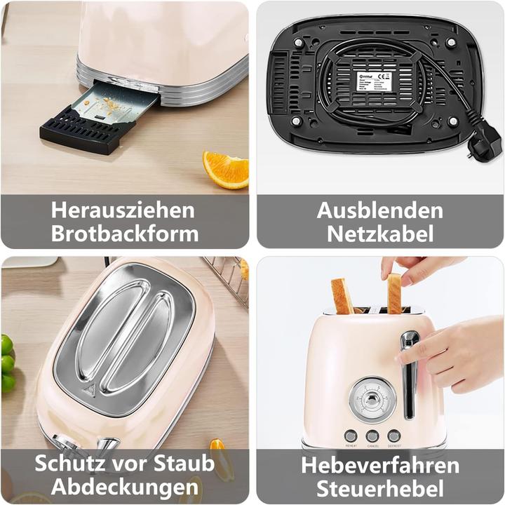 Produktbild Wiltal TS-R1S Retro Toaster