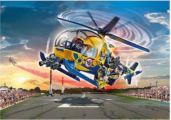 Produktbild Playmobil Air Stuntshow Filmcrew-Helikopter (70833, Playmobil Stuntshow)