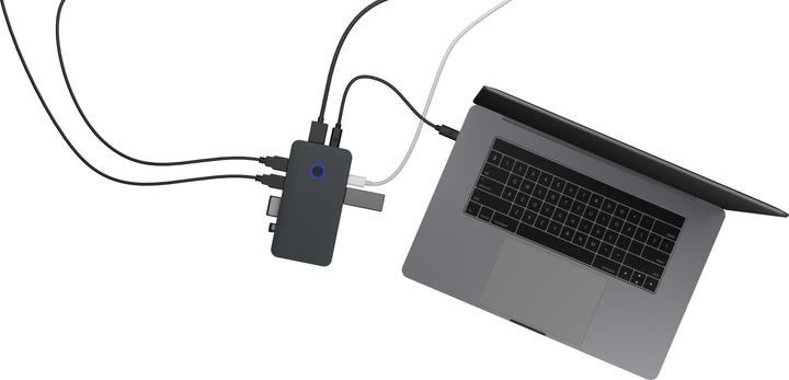 Actual product image Icy Box IB-DK2108M-C (USB-C, 2 Ports)