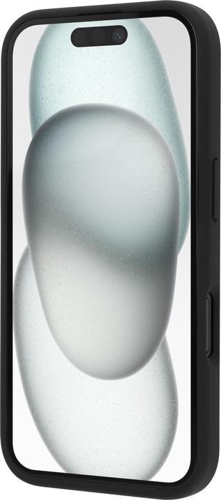 Actual product image FoneKit MagSafe Compatible Liquid Silicone Case, iPhone 16, black (Apple iPhone 16)