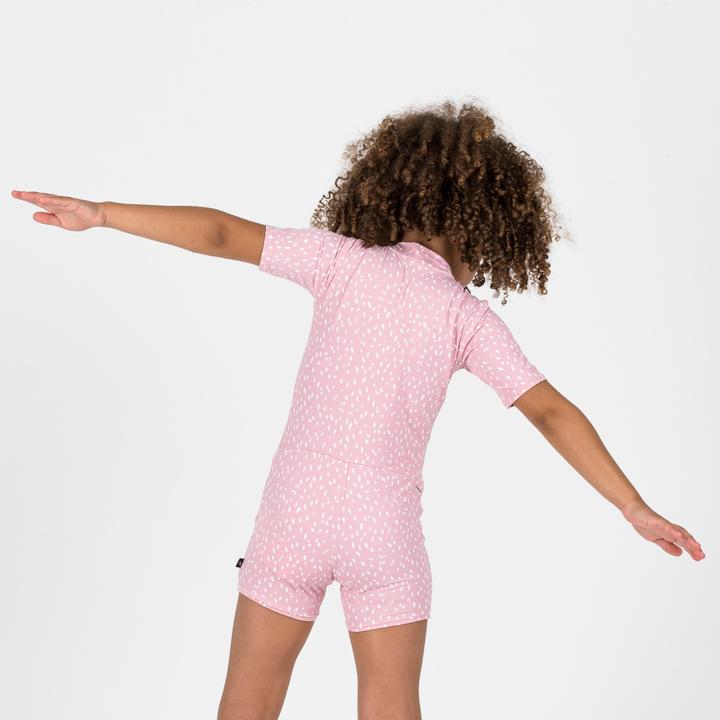 Produktbild Nabaiji Schwimmanzug Baby kurzarm kurze Beine - rosa