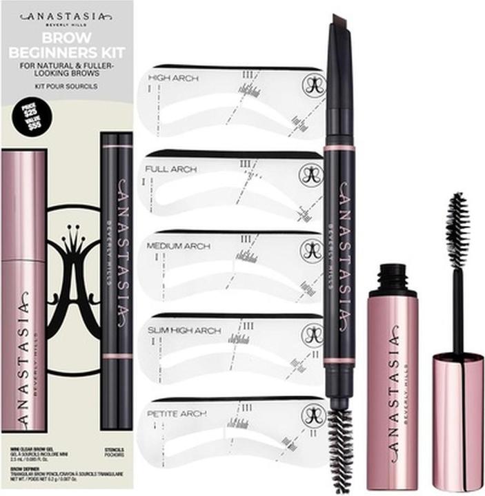 Actual product image Anastasia Beverly Hills Brow Beginners Kit Medium Brown (Medium Brown)