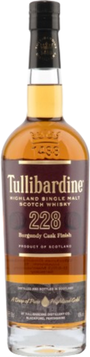 Image du produit Tullibardine Single Malt 228 Burgundy Wood Finish (Single Malt, Scotch Whisky, 1 x 70 cl)