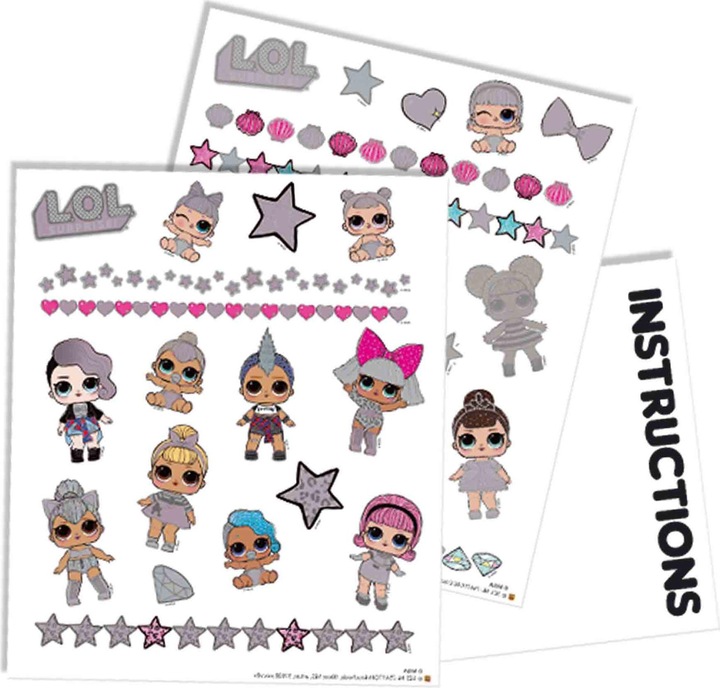 Actual product image L.O.L. Surprise! Metallic Tattoos