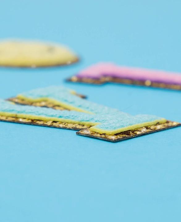 Produktbild I Am Creative Aufnäher Iron on patch Regenbogen (12 x)